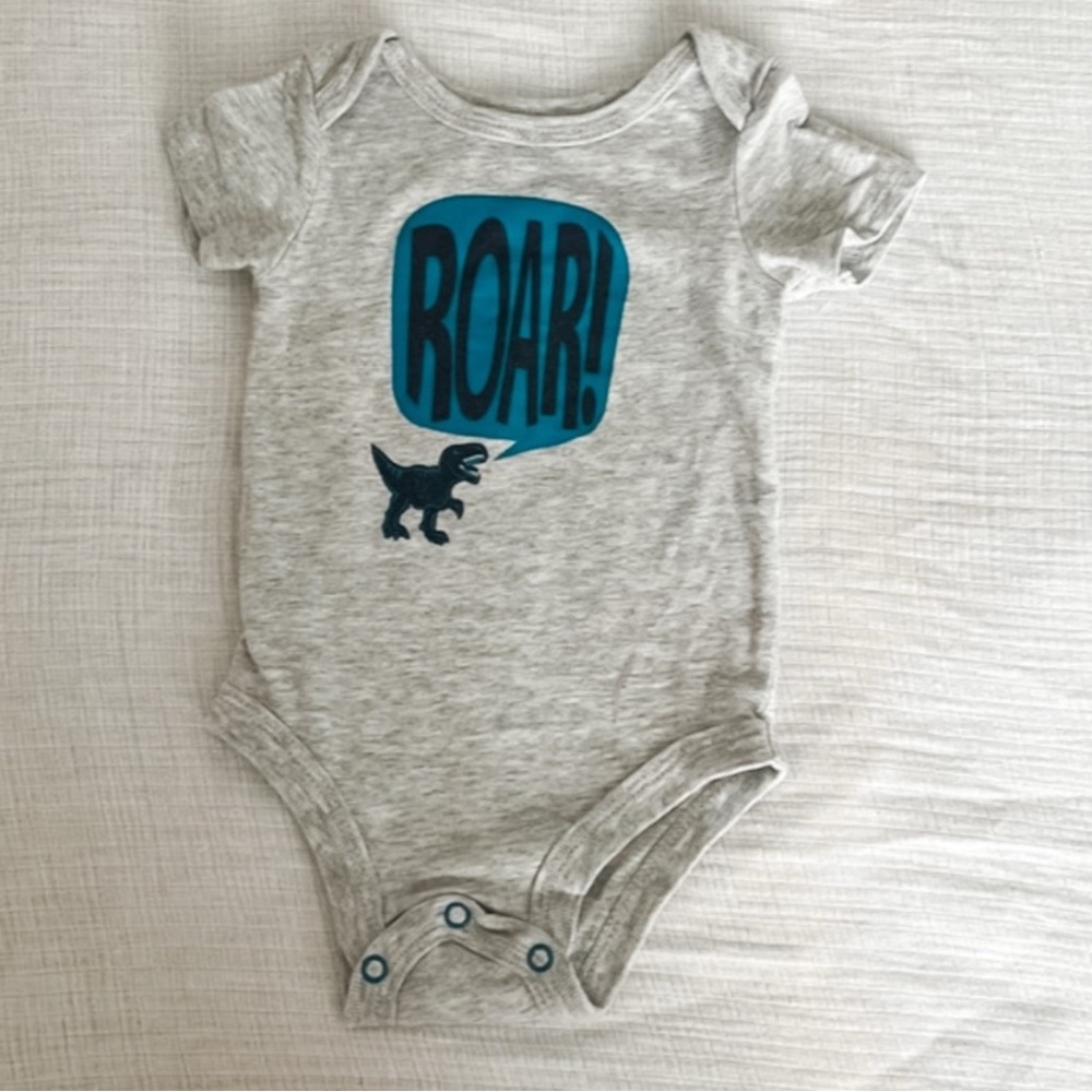 4/$20 Dinosaur Bodysuit Onesie | George | 3-6 months